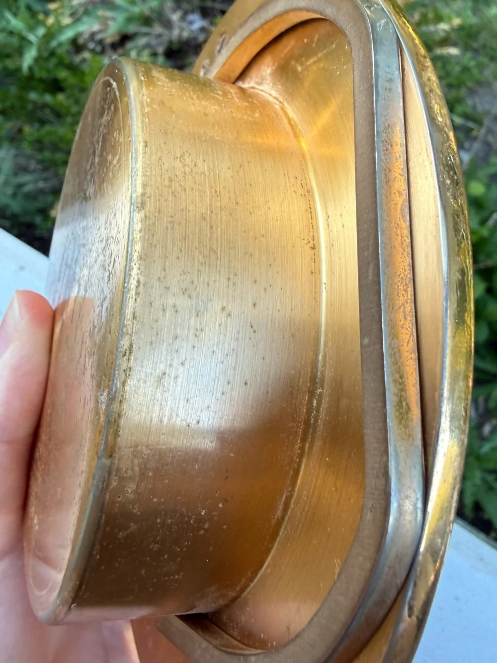 Brass porthole nautical Geneve Eldor Home Line Cruise Ship Clock